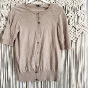 Ann Taylor Short Sleeve Cardigan Size Small EUC